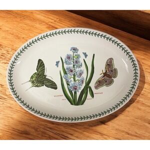 Portmeirion Botanic Garden 13 Inch Oval Steak Platter Eastern Hyacinth (D1)